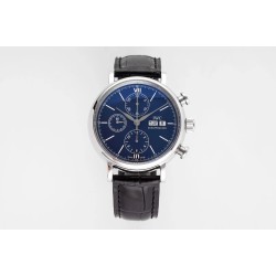 IWC-Portofino Chrono IW391007 42mm SS/LE Blue/SS TWF A7750