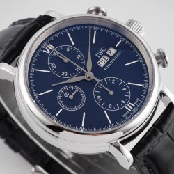 IWC-Portofino Chrono IW391007 42mm SS/LE Blue/SS TWF A7750