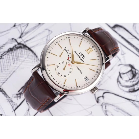 IWC-Portofino 8 Days 40mm SS/LE White Dial AIF Automatic 