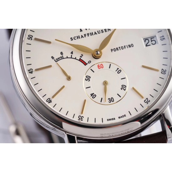 IWC-Portofino 8 Days 40mm SS/LE White Dial AIF Automatic 