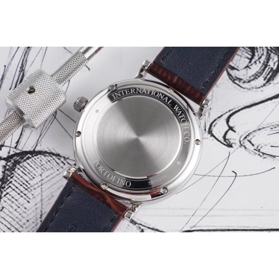 IWC-Portofino 8 Days 40mm SS/LE White Dial AIF Automatic 