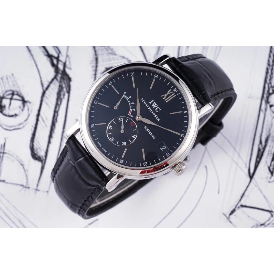IWC-Portofino 8 Days 40mm SS/LE Black Dial AIF Automatic