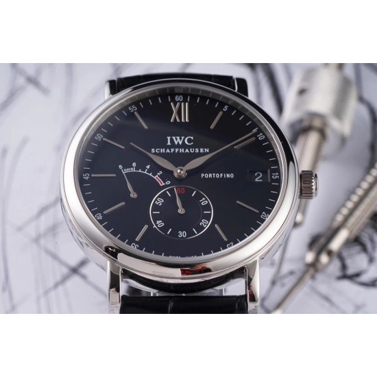 IWC-Portofino 8 Days 40mm SS/LE Black Dial AIF Automatic