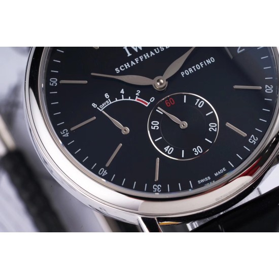 IWC-Portofino 8 Days 40mm SS/LE Black Dial AIF Automatic