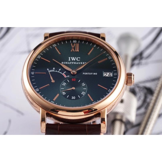 IWC-Portofino 8 Days 40mm RG/LE Green Dial AIF Automatic