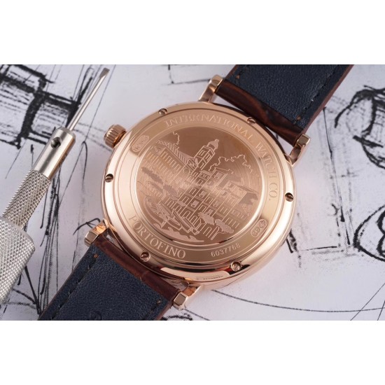 IWC-Portofino 8 Days 40mm RG/LE Green Dial AIF Automatic