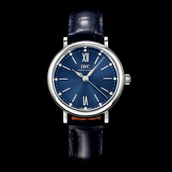 IWC-Portofino Automatic Ladies 34mm SS/LE Blue NRF A2892