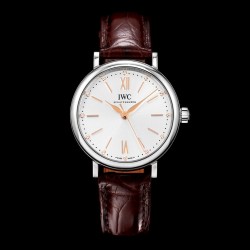 IWC-Portofino Automatic Ladies 34mm SS/LE White NRF A2892