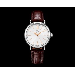 IWC-Portofino Automatic Ladies 34mm SS/LE White NRF A2892
