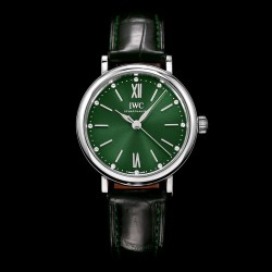 IWC-Portofino Automatic Ladies 34mm SS/LE Green NRF A2892