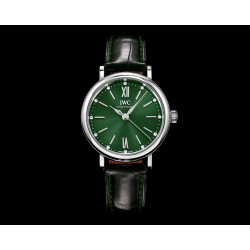 IWC-Portofino Automatic Ladies 34mm SS/LE Green NRF A2892