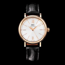 IWC-Portofino Automatic Ladies 34mm RG/LE White NRF A2892