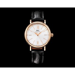 IWC-Portofino Automatic Ladies 34mm RG/LE White NRF A2892