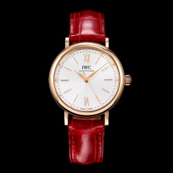 IWC-Portofino Automatic Ladies 34mm RG/LE White NRF A2892