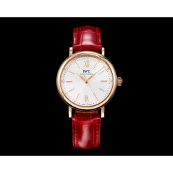 IWC-Portofino Automatic Ladies 34mm RG/LE White NRF A2892