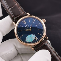 IWC-Portofino 40mm RG/LE Blue Dial MKS MY9015