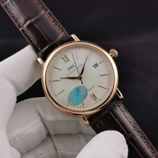 IWC-Portofino 40mm RG/LE White Dial MKS MY9015