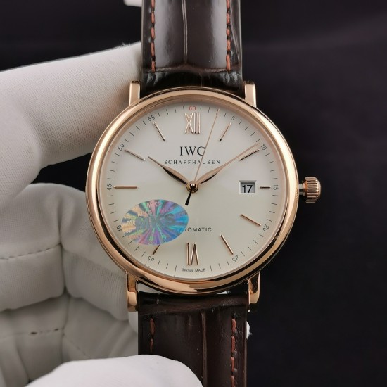 IWC-Portofino 40mm RG/LE White Dial MKS MY9015