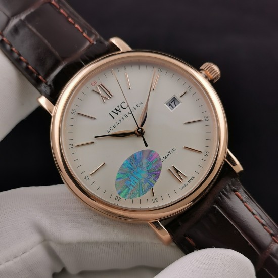 IWC-Portofino 40mm RG/LE White Dial MKS MY9015