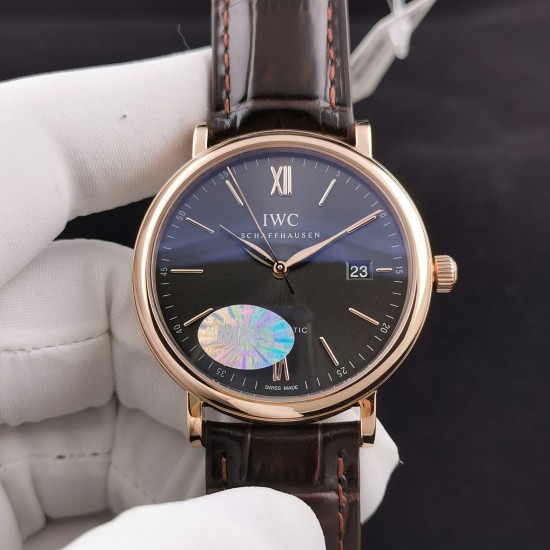 IWC-Portofino 40mm RG/LE Black Dial MKS MY9015