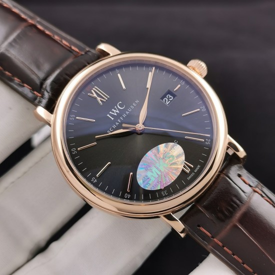 IWC-Portofino 40mm RG/LE Black Dial MKS MY9015