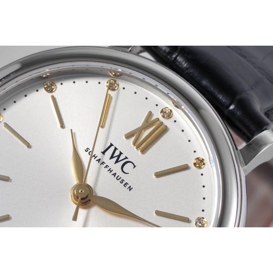 IWC-Portofino Automatic Ladies 34mm SS/LE White TBF MY9015