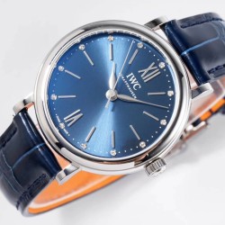 IWC-Portofino Automatic Ladies 34mm SS/LE Blue TBF MY9015
