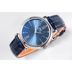 IWC-Portofino Automatic Ladies 34mm SS/LE Blue TBF MY9015