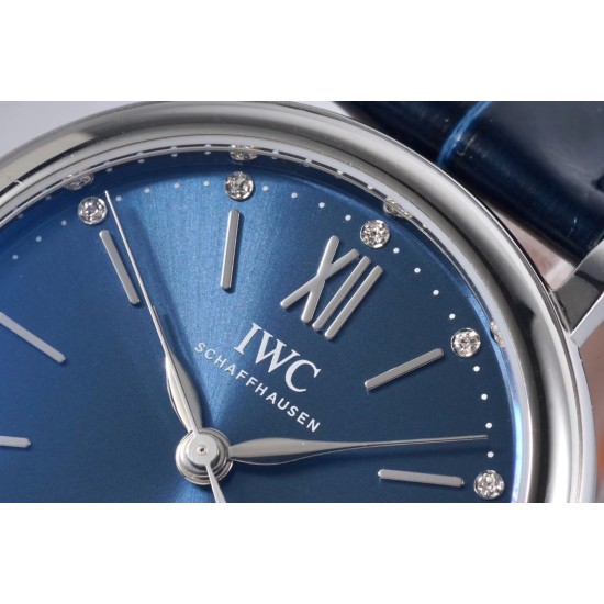 IWC-Portofino Automatic Ladies 34mm SS/LE Blue TBF MY9015