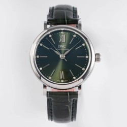 IWC-Portofino Automatic Ladies 34mm SS/LE Green Dial TBF MY9015