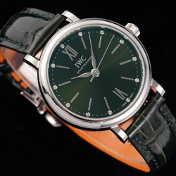 IWC-Portofino Automatic Ladies 34mm SS/LE Green Dial TBF MY9015
