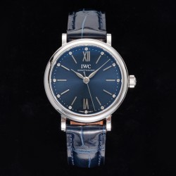 IWC-Portofino Automatic Ladies 34mm SS/LE Blue Dial TBF MY9015