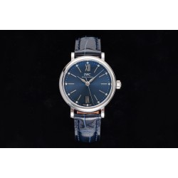 IWC-Portofino Automatic Ladies 34mm SS/LE Blue Dial TBF MY9015