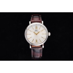 IWC-Portofino Automatic Ladies 34mm SS/LE White Dial TBF MY9015