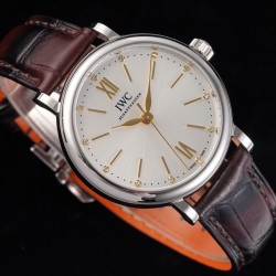 IWC-Portofino Automatic Ladies 34mm SS/LE White Dial TBF MY9015