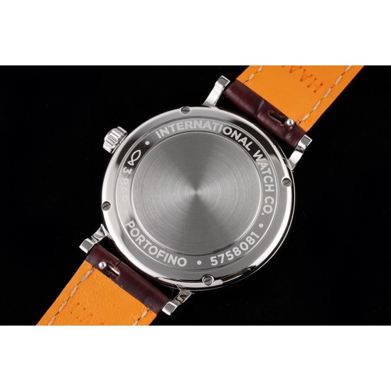 IWC-Portofino Automatic Ladies 34mm SS/LE White Dial TBF MY9015