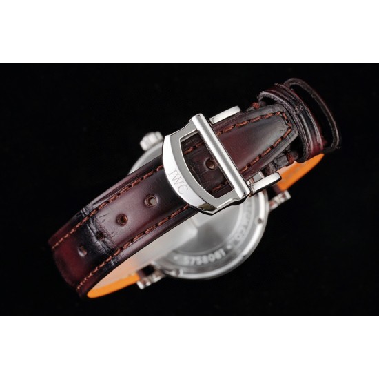 IWC-Portofino Automatic Ladies 34mm SS/LE White Dial TBF MY9015