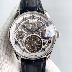 IWC-Portugieser Tourbillon Skeletonized Series IW504501 42mm SS/LE White RG/Num YLF Tourbillon