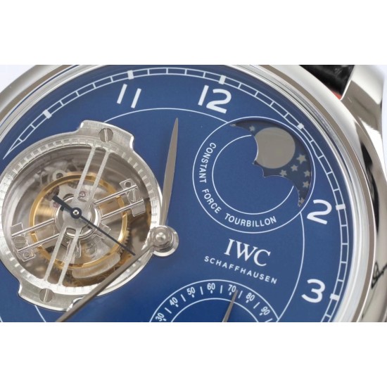 IWC-Portugieser 44MM SS/LE Blue/Num BBR Tourbillon