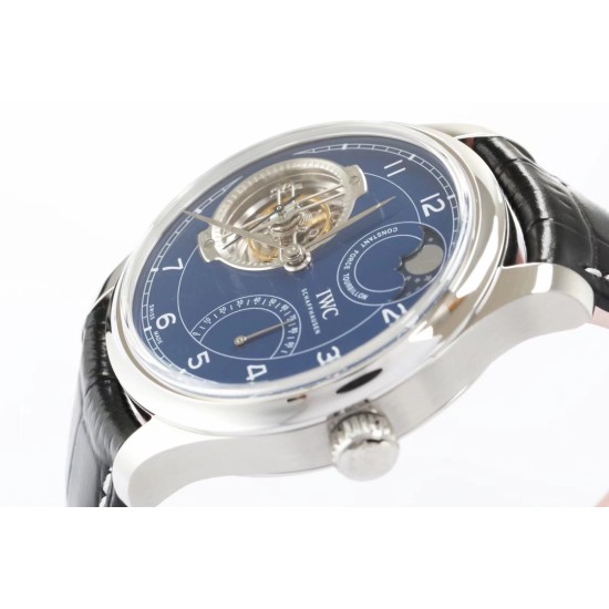 IWC-Portugieser 44MM SS/LE Blue/Num BBR Tourbillon