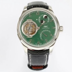 IWC-Portugieser 44MM SS/LE Green/Num BBR Tourbillon