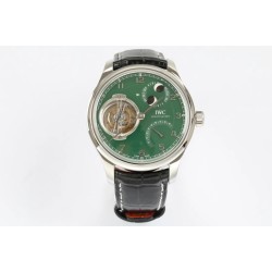 IWC-Portugieser 44MM SS/LE Green/Num BBR Tourbillon