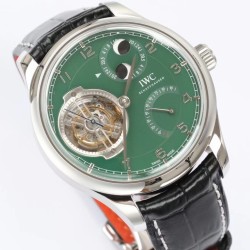 IWC-Portugieser 44MM SS/LE Green/Num BBR Tourbillon
