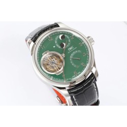IWC-Portugieser 44MM SS/LE Green/Num BBR Tourbillon