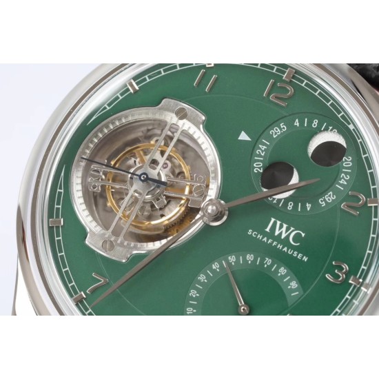 IWC-Portugieser 44MM SS/LE Green/Num BBR Tourbillon