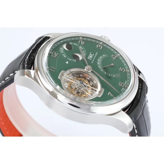IWC-Portugieser 44MM SS/LE Green/Num BBR Tourbillon