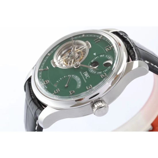 IWC-Portugieser 44MM SS/LE Green/Num BBR Tourbillon