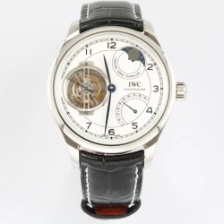 IWC-Portugieser 44MM SS/LE White/Num BBR Tourbillon