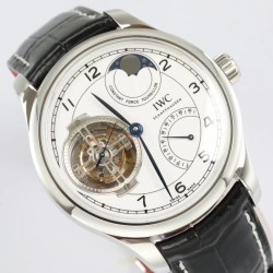 IWC-Portugieser 44MM SS/LE White/Num BBR Tourbillon