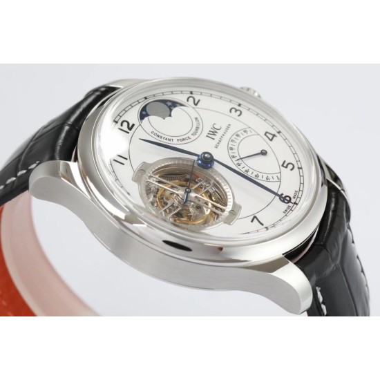 IWC-Portugieser 44MM SS/LE White/Num BBR Tourbillon